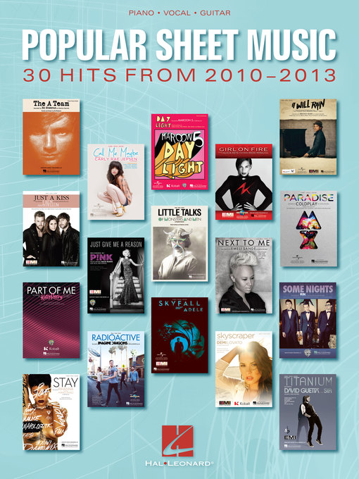 Title details for Popular Sheet Music--30 Hits from 2010-2013 by Hal Leonard Corp. - Wait list